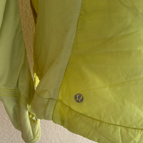lululemon athletica Neon Yellow What the Fluff Pullover Jacket - Picture 12 of 14
